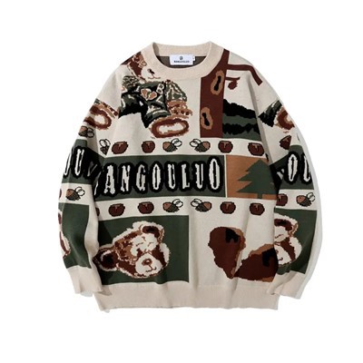 Vintage Style Men Sweater