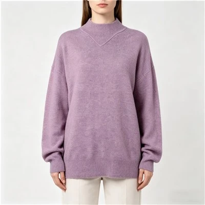 Lila Damenpullover